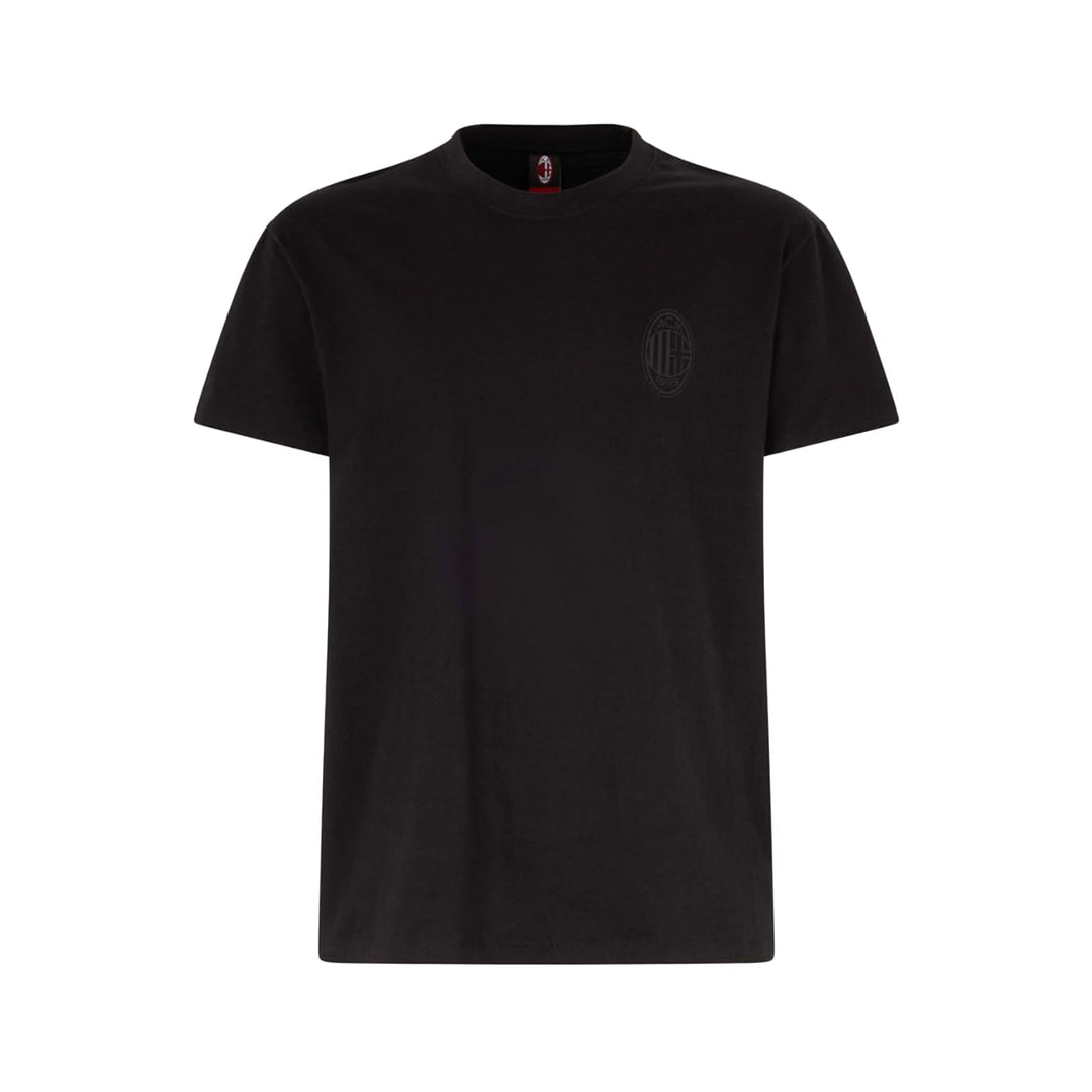 AC Milan Unisex Monochrome T-Shirt S Nero, S Nero