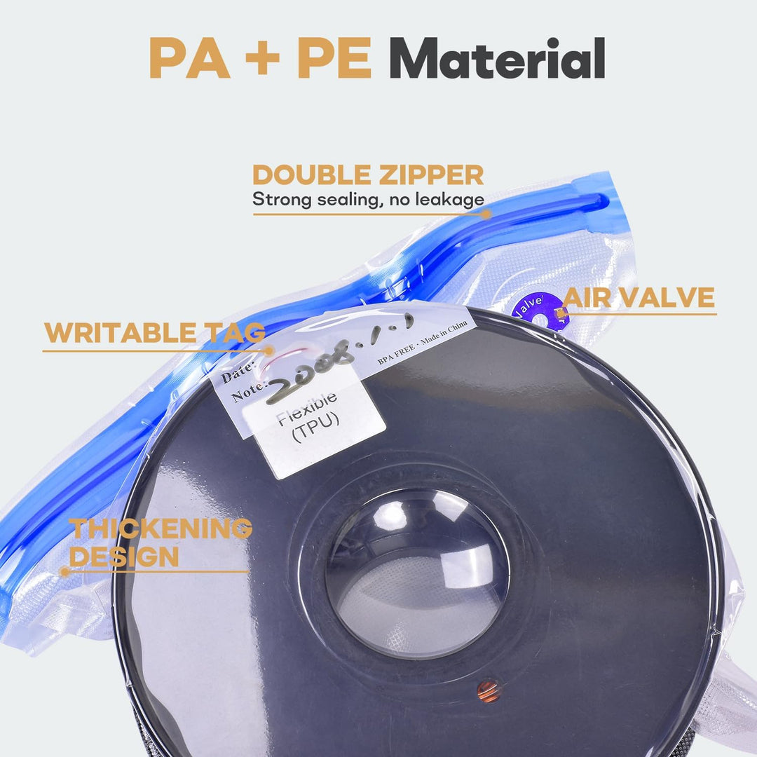 Vakuum-Filament-Kit (30 × 34 cm) mit USB-Pumpe & 30 Beuteln – Wiederverwendbar | Staub- & Feuchtigke