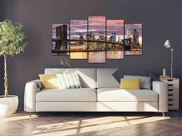 Schipper 609450806 Malen nach Zahlen - New York in der Morgendämmerung - Bilder malen für Erwachsene