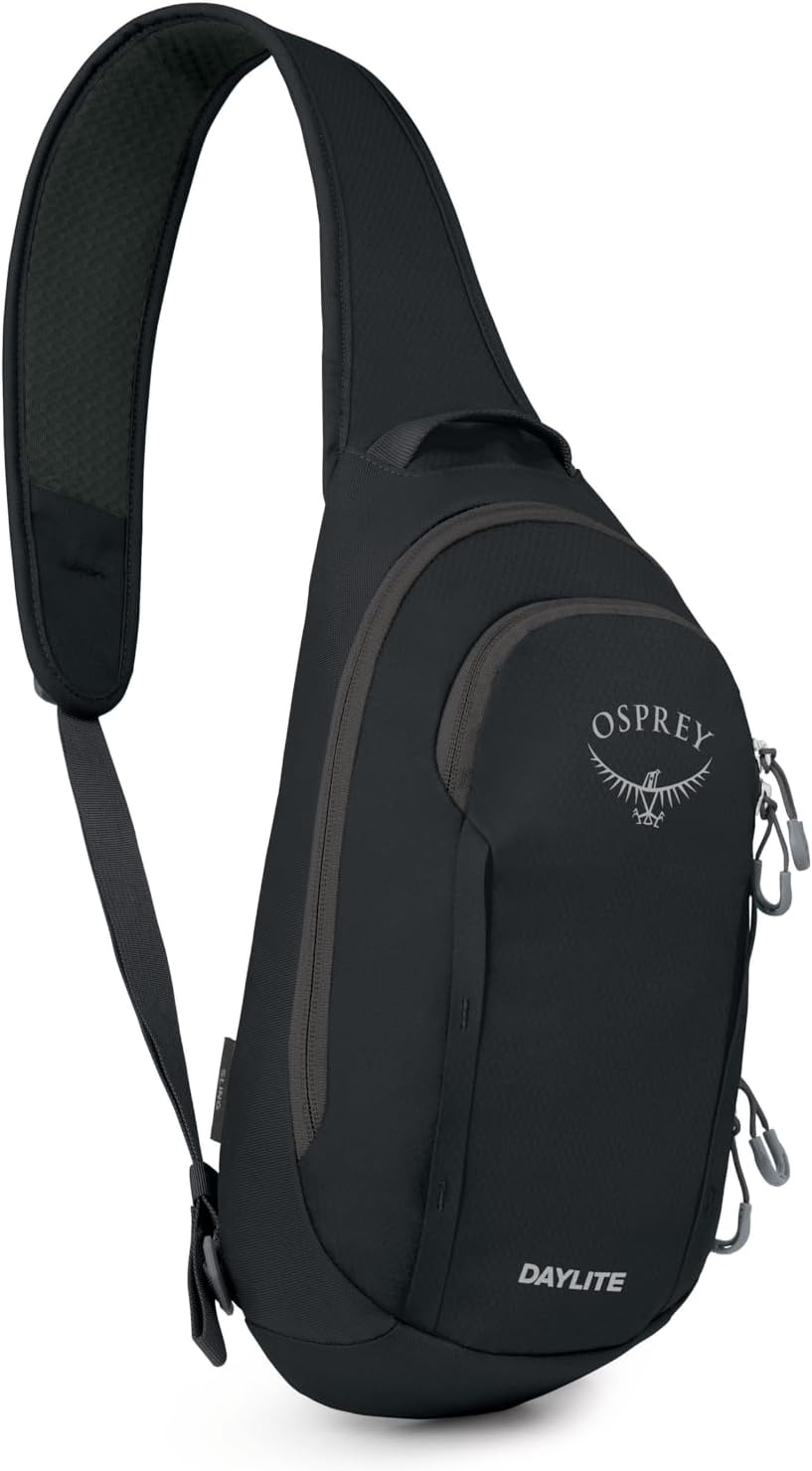 Osprey Daylite Unisex Sling Bag Schwarz O/S - Fassungsvermögen 6L, Schwarz O/S - Fassungsvermög