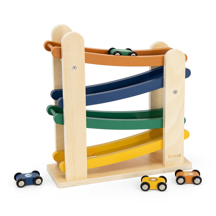 Trixie Wooden Autobahn mit 4 Autos