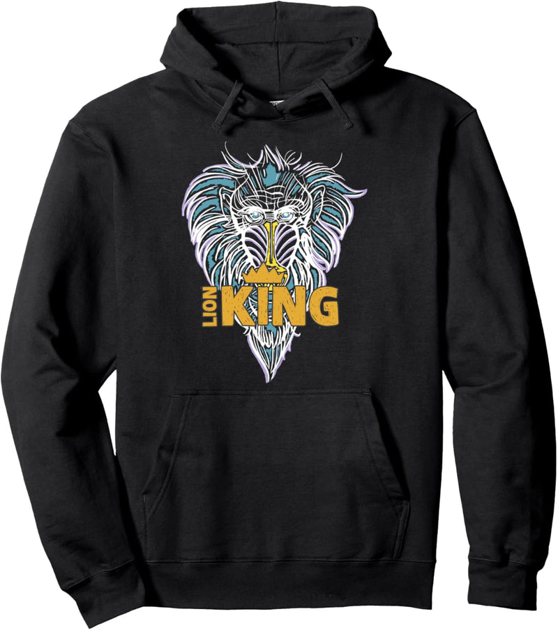 Disney The Lion King Pastel Rafiki Crown Logo Pullover Hoodie