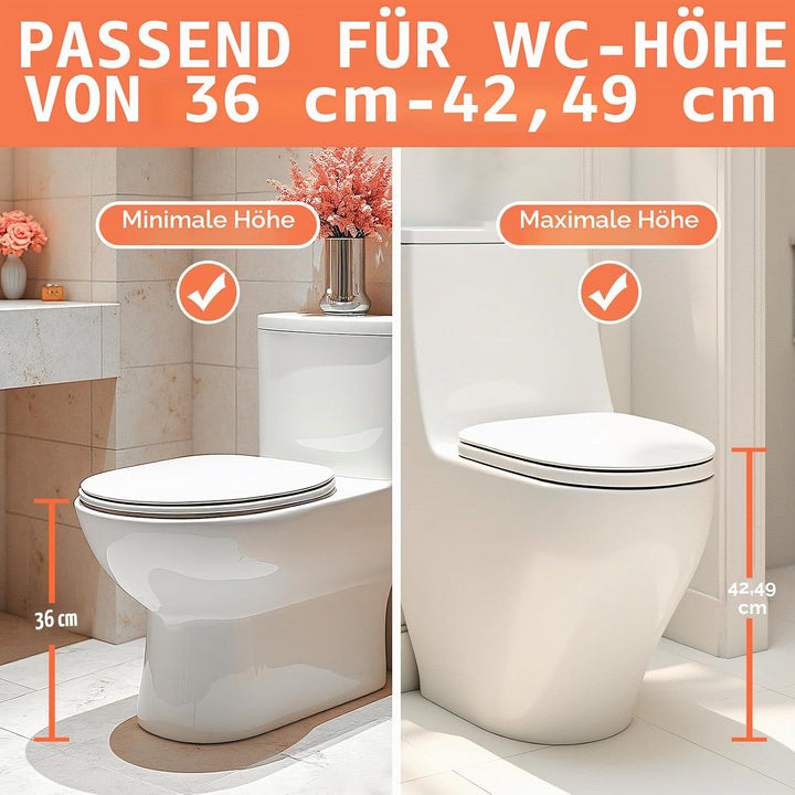 SKYROKU Toilettensitz 2 in 1 Toiletten Aufsatz für Kinder 2-7 Jahre Upgraded Stabil bis 90kg PP(BPA-