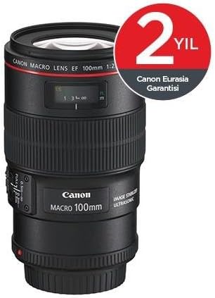Canon EF 100mm F2.8 L IS USM Macro-Objektiv (67mm Filtergewinde, bildstabilisiert) schwarz Single, S