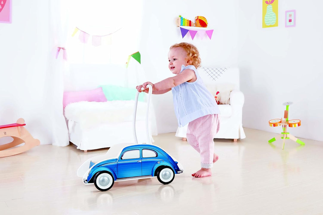 Hape E0382 Käfer Lauflernwagen, blau Blau Käfer Lauflernwagen, Blau Käfer Lauflernwagen