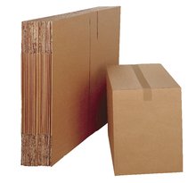 HSM Mehrweg-Kartonbox I 1 Stück I Umweltfreundlich I Stabil I Entsorgung Schreddermaterial I Tragegr