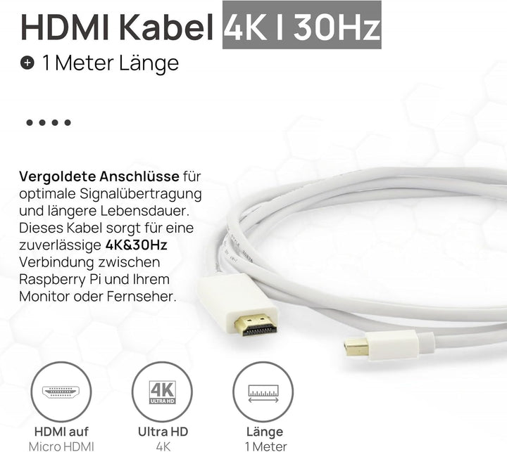 Raspberry Pi 5 2GB Cooler-Kit | 64GB Edition | Offizielles Netzteil 27W | Airflow Gehäuse | Active C