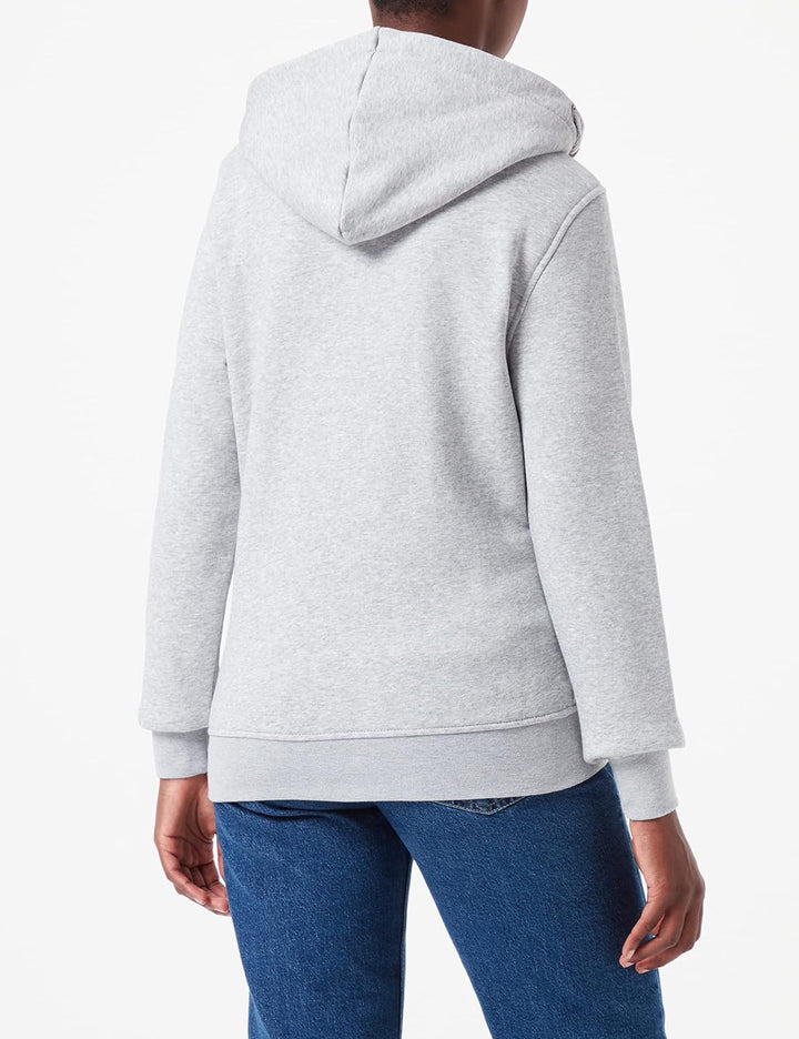 HRM Damen Premium Hooded Jacket XS Grey-melange, XS Grey-melange