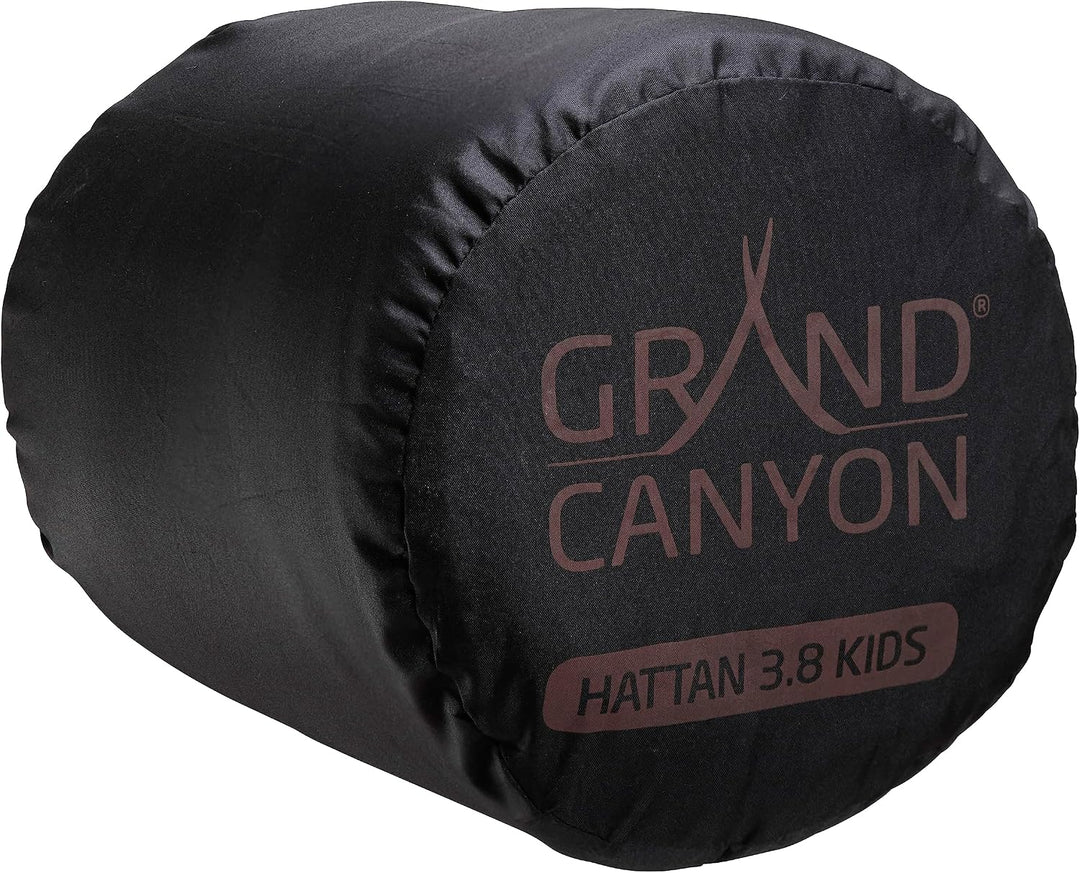 GRAND CANYON Matte Hattan 3.8 Kids Selbstaufblasende Kinder-Campingmatte, 160 x 51 cm, 3,8 cm Komfor