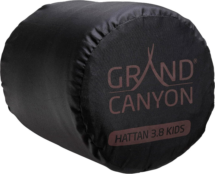 GRAND CANYON Matte Hattan 3.8 Kids Selbstaufblasende Kinder-Campingmatte, 160 x 51 cm, 3,8 cm Komfor