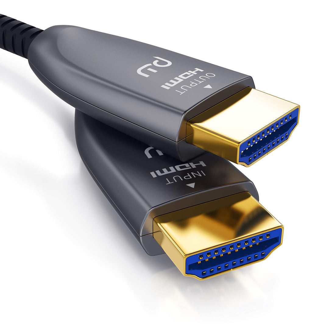 CSL - HDMI Kabel 2.0 b Glasfaser 30m - 4k 60Hz mit HDR - optisches HDMI Kabel LWL - 3D - ARC - CEC –