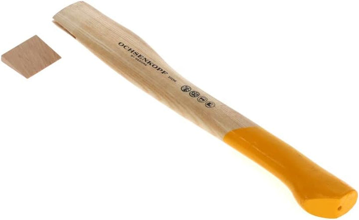 OCHSENKOPF Ersatzstiel für Forstbeil, Stiel aus Eschenholz, 410 mm, 240 g, Kuhfuss, Forstwerkzeug, O