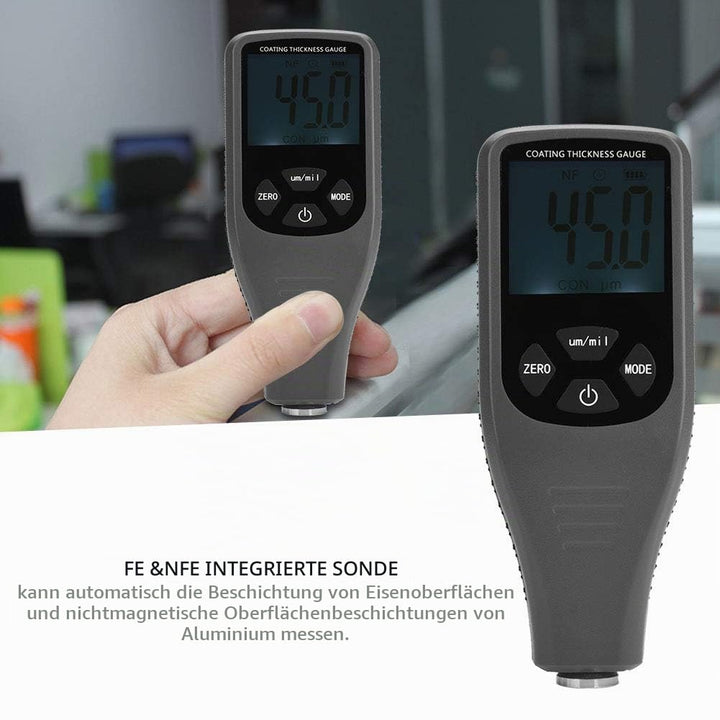 Schichtdickenmessgerät Beschichtung Meter, GM240 Digital LCD Lack Schichtdickenmessgerät Tester Meta