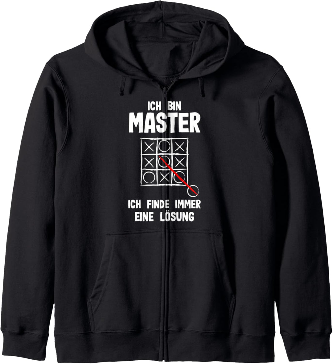 Universität Ich Bin Master Ich Finde Immer Eine Lösung Uni Kapuzenjacke