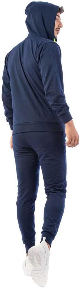 Givova Unisex Anzug Poker Anzug 3XS blau/gelb fluo, 3XS blau/gelb fluo