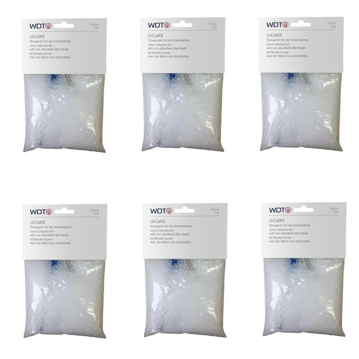 WDT UriCat Spezial-Katzenstreu | 6er Pack | 6 x 200 g | Katzenstreu für die Urinprobengewinnung | Zu