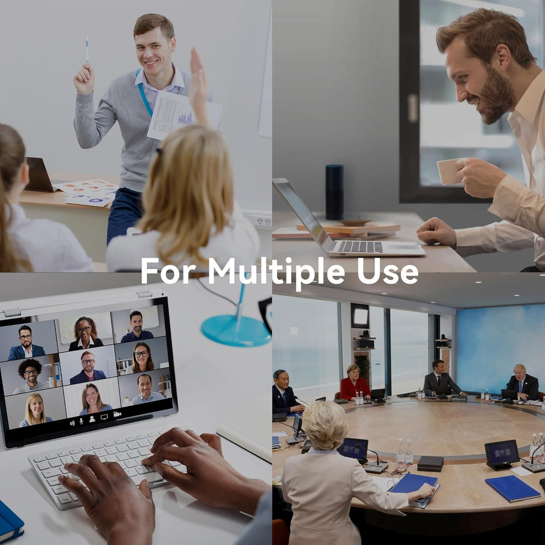 Tenveo PTZ Kamera 10x optischer Zoom Konferenzkamera, USB3.0/HDMI/RS232 Weitwinkel FHD 1080P 60FPS f