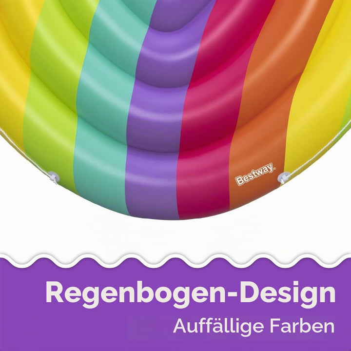 Bestway Badeinsel Rainbow Dreams 175 x 163 cm