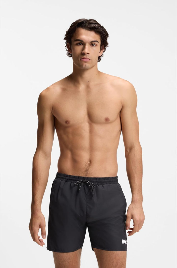 BOSS Herren Starfish Swim Short L Black001, L Black001