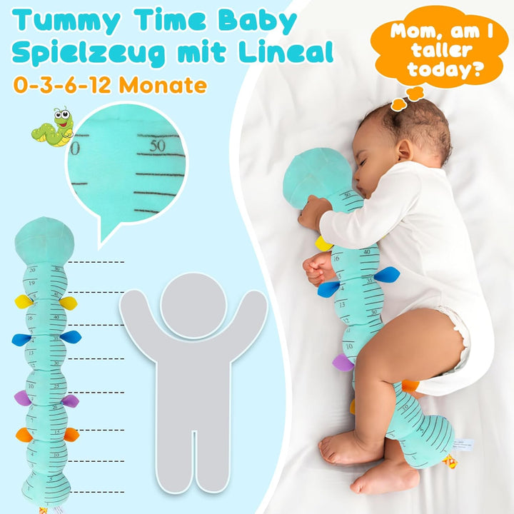 Baby Spielzeug 0 3 6 Monate Raupe Musikspielzeug, Montessori Sensorik SpielzeugBaby Geschenk Jungen
