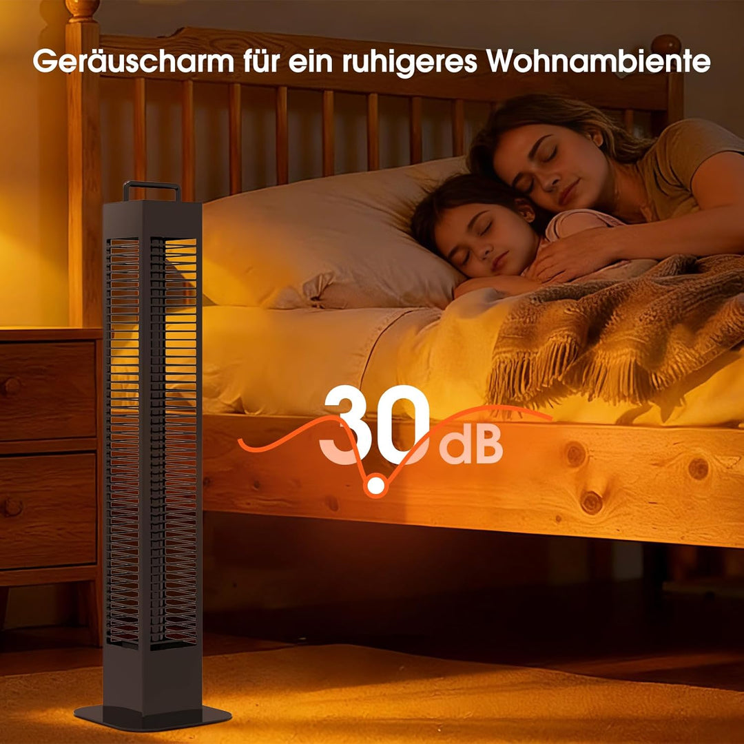 Infrarot Stand-Heizstrahler 1400W, Infrarotheizung standgerät, Quarzstrahler, Terrassenheizer, Infar