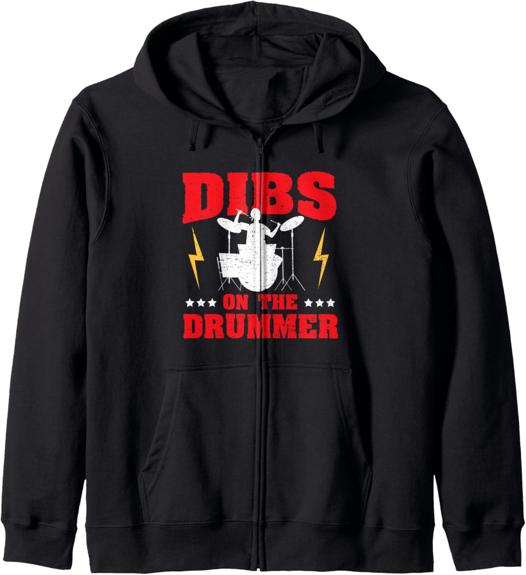 Schlagzeuger: Dibs On The Drummer - Schlagzeug Kapuzenjacke