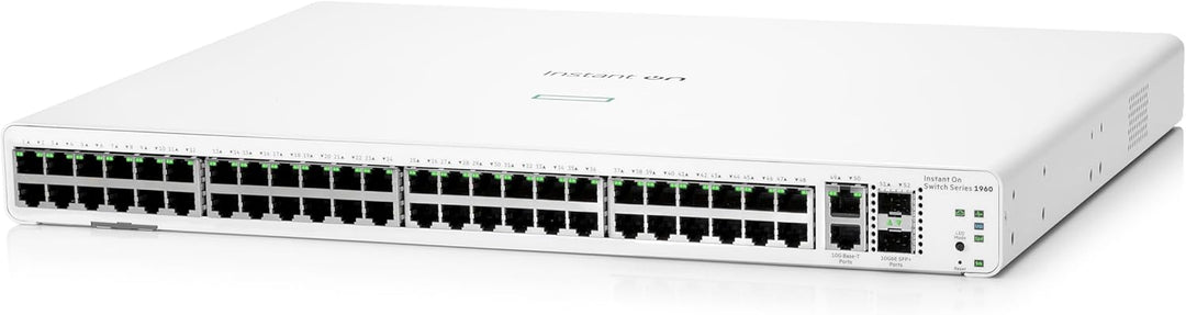 Hewlett Packard Enterprise ruba Instant On 1960 Rackmount Gigabit Smart Stack Switch 50x RJ-45 2x SF