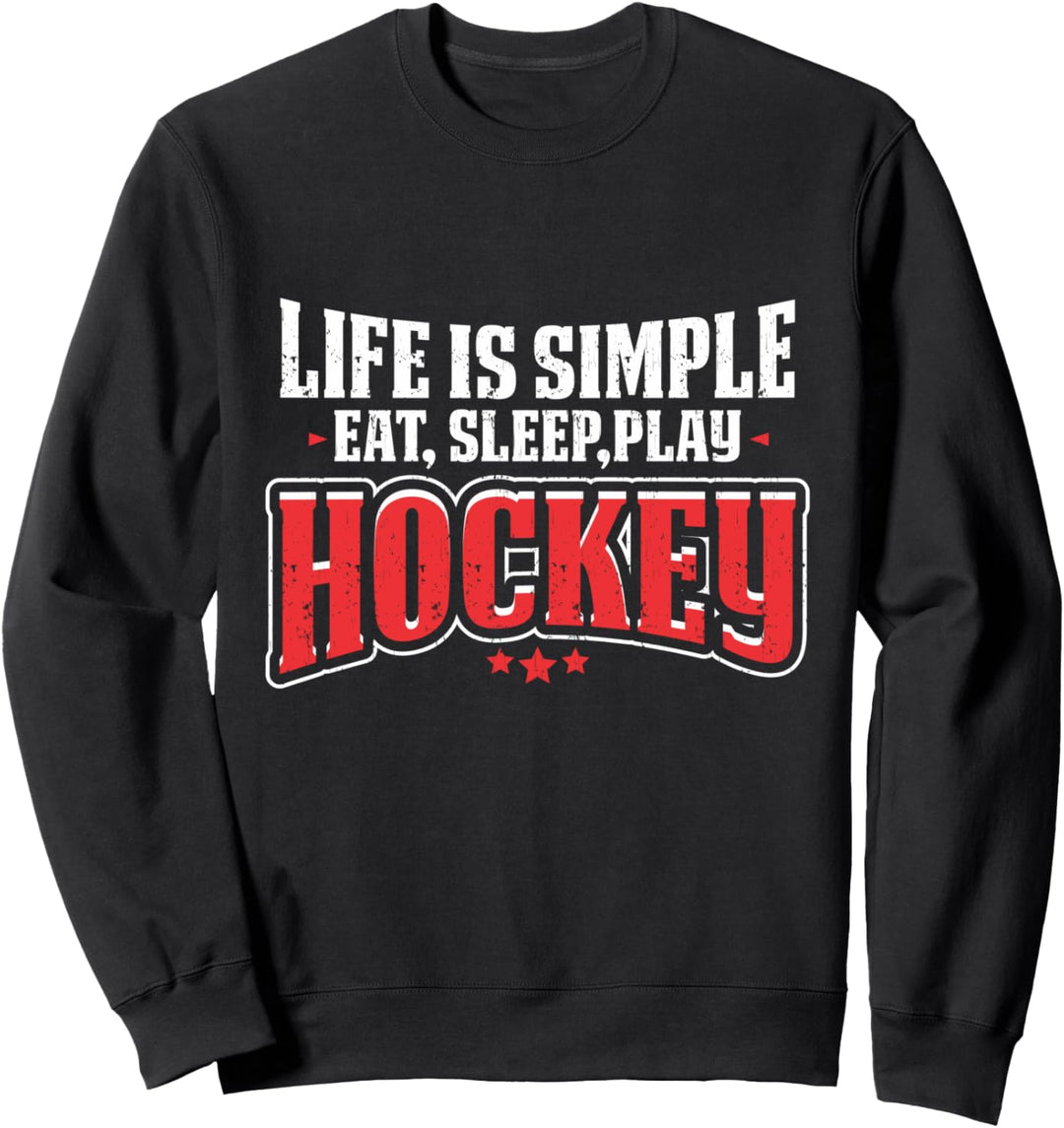 Eishockey Spieler - Wintersport Team Ice Hockey Sweatshirt