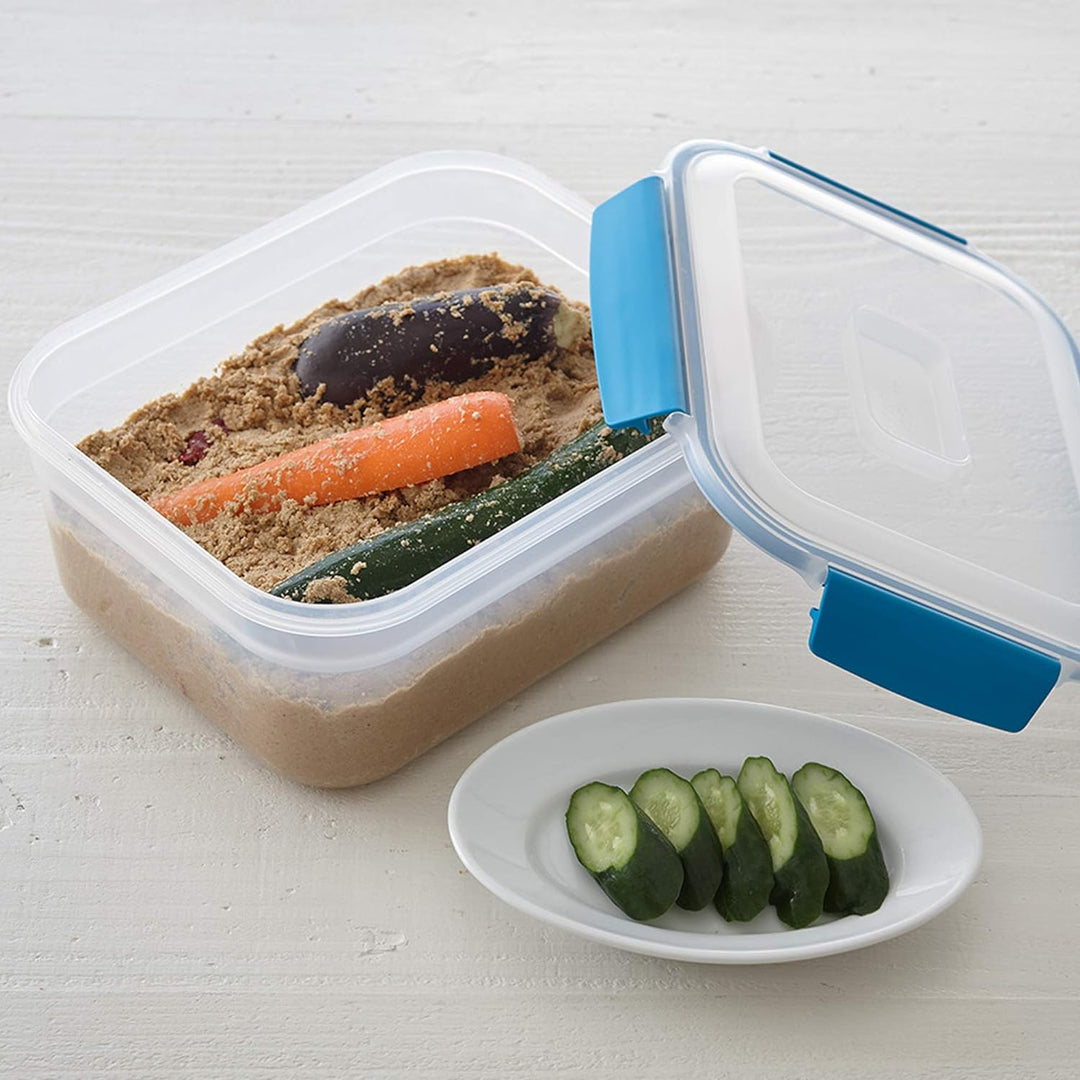 Joseph Joseph Nest Lock, 4 Stück Kunststoff Küche Lebensmittel Lagerung aufbewahrungsbox mit Deckel,