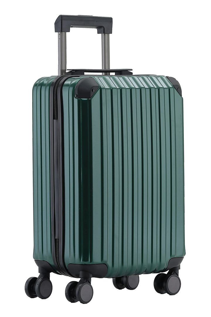 M816 TSA-Schloss Koffer Reisekoffer Trolley Kofferset Hardschale Boardcase Handgepäck (Dunkelgreen,
