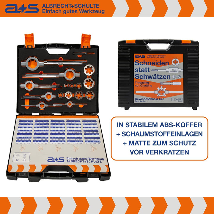 a+s UNF Gewindeschneider Set | HSS-G, 1/4&