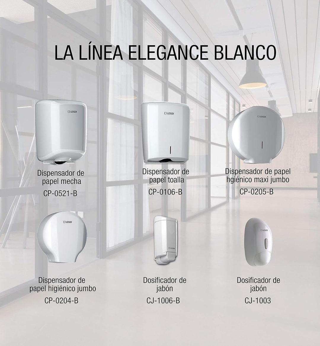 Bunzl Portarollo Papel Absorbente Laboratorio