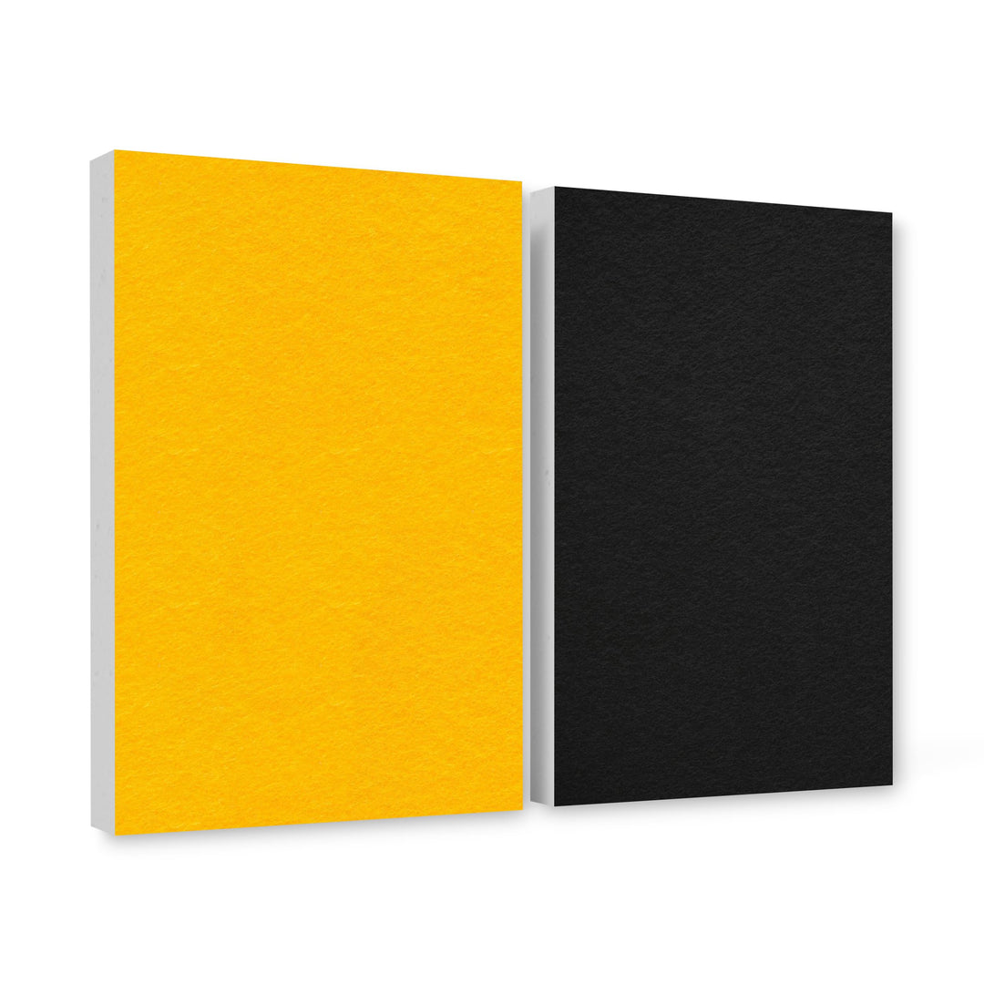 platino24 Schallabsorber COLORE aus Basotec G+ I Akustikpaneele mit Akustikfilz I 2 Wand-Paneele in
