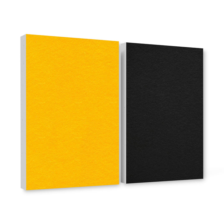 platino24 Schallabsorber COLORE aus Basotec G+ I Akustikpaneele mit Akustikfilz I 2 Wand-Paneele in