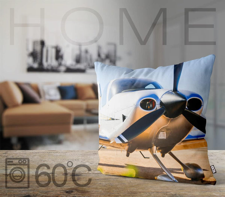 VOID Sportflugzeug Kissenbezug Kissenhülle Sofakissen Kissen Deko Outdoor-Kissen Dekokissen, Kissen