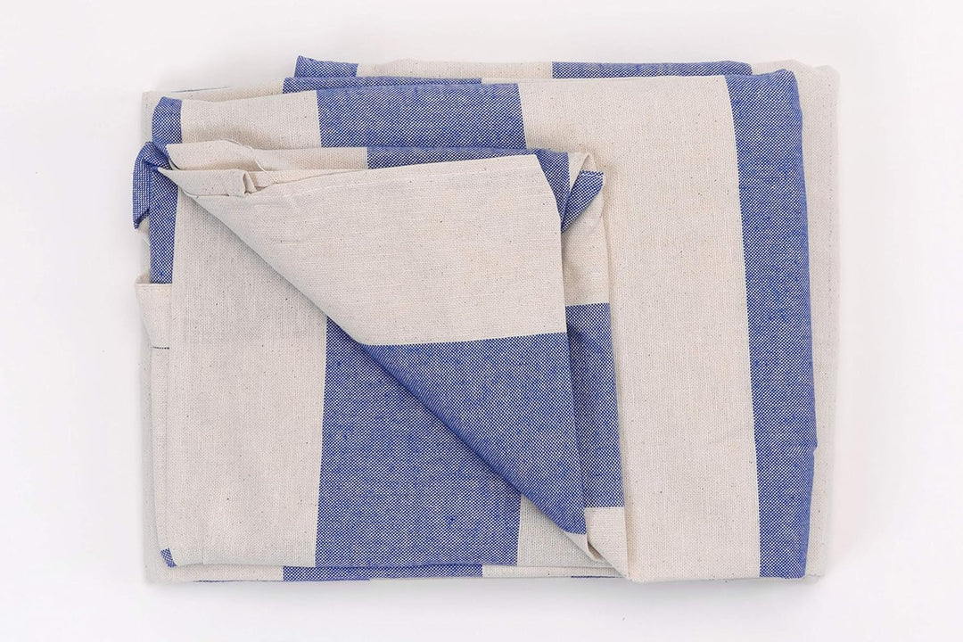 HomeLife Sofabezug Beige Blau & Couch Überzug | weicher Sessel & Sofa Überzug & Sofaüberwurf Decke g