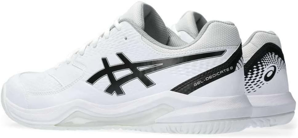 ASICS Dedicate 8 Mann Tennisschuhe Blau Weiss, 39 EU White Black