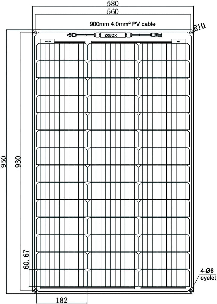 enjoy solar ETFE Marine Semiflexibles Solarmodul 100W 12V PERC Zellen Solarpanel Marine Wohnmobil Ya