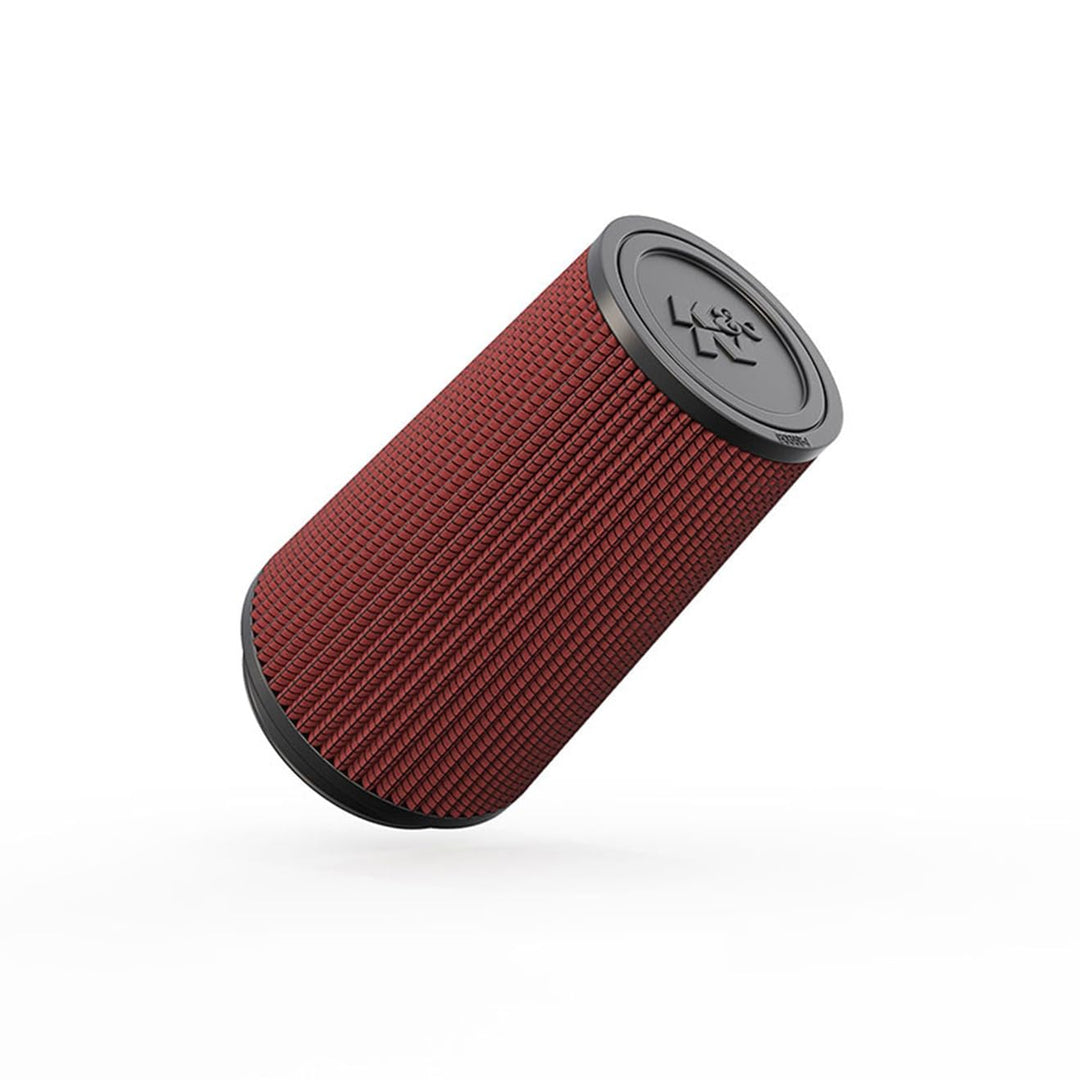 K&N RU-3130 KFZ und Motorrad Gummi Universalluftfilter, Rot, Luftfilter