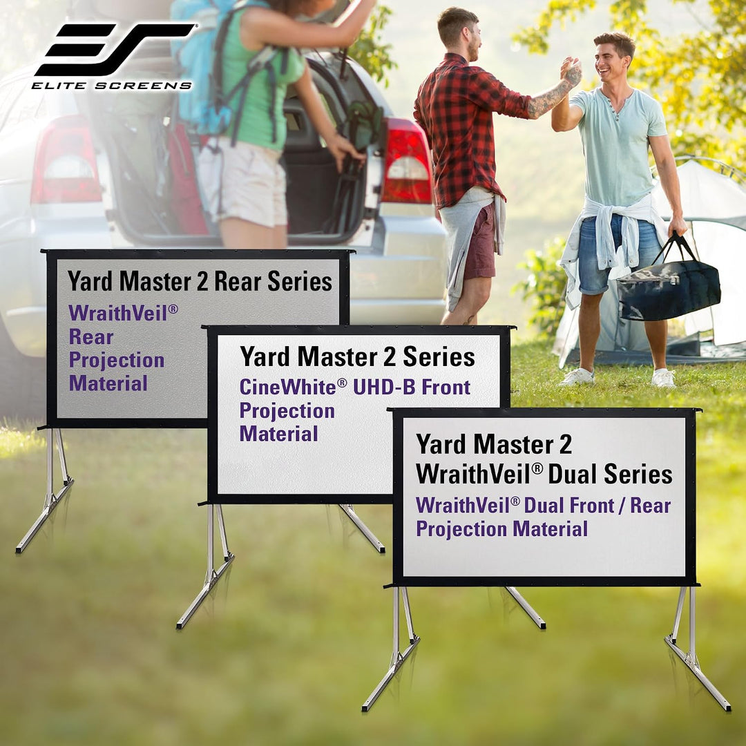 Elite Screens OMS100H2-DUAL Mobile Garten Leinwand Yard Master 2 Dual 222 Outdoor Projection Screen