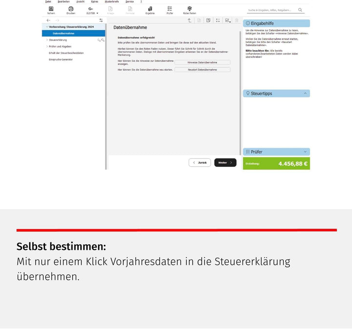 STEUEReasy 2025 für das Steuerjahr 2024 (Aktivierungscode per Post)