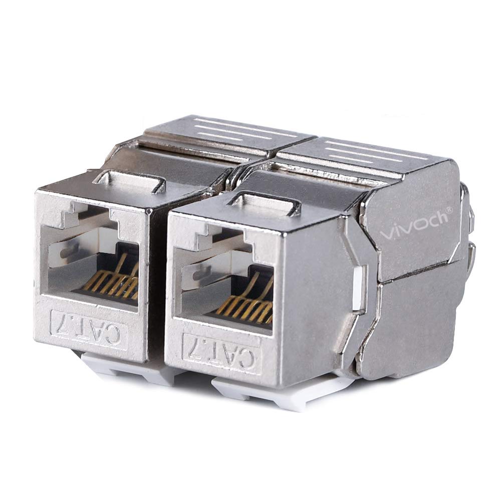 CAT7 RJ45 FTP Ohne Werkzeug Typ Zink Legierung Modul geschirmt Keystone Jack Adapter 10 Gigabit Modu