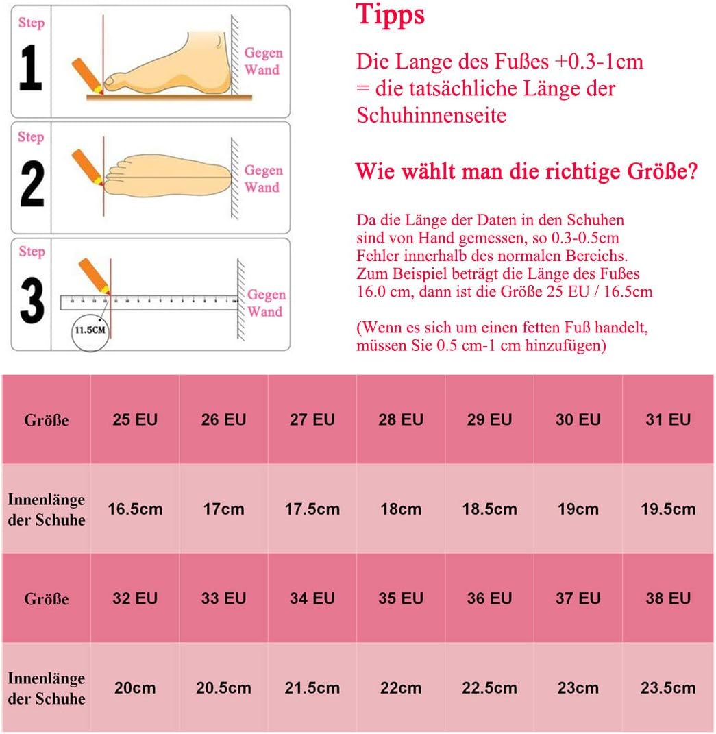 YOSICIL Mädchen Schuhe Prinzessin Festliche Schuhe Niedriger Absatz Glitzer Schuhe Kinder Hochzeit S