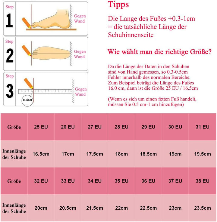 YOSICIL Mädchen Schuhe Prinzessin Festliche Schuhe Niedriger Absatz Glitzer Schuhe Kinder Hochzeit S