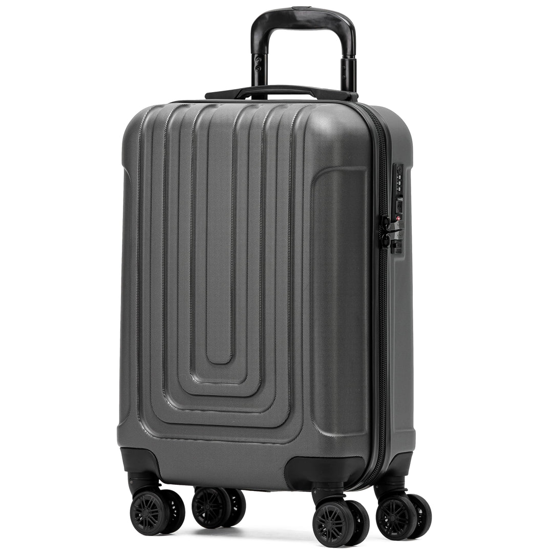 Flight Knight Premium Lightweight Hartschalenkoffer - 8 Spinner-Rader - TSA-Schloss & USB-Anschluss