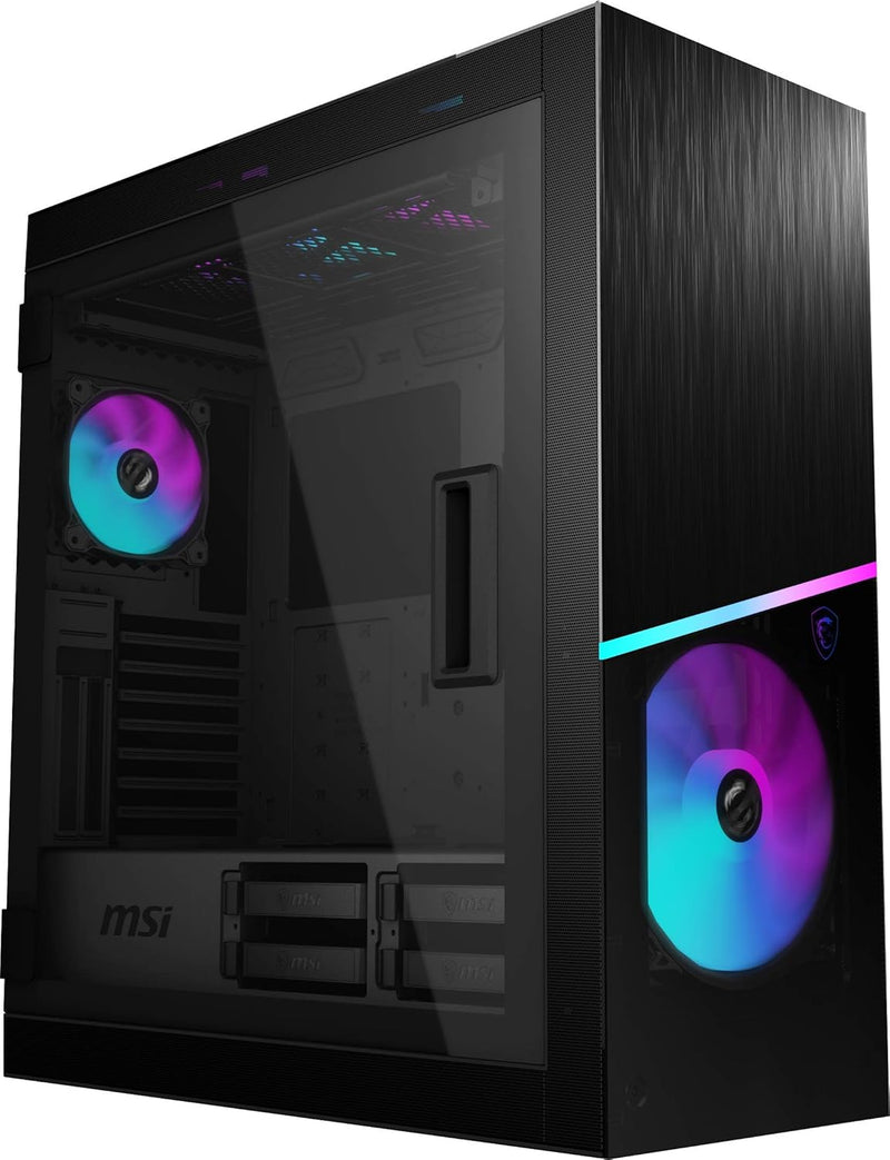 MSI MPG SEKIRA 500X Mid-Tower ATX Gehäuse (4x USB 3.1 Anschluss, 3x 200mm und 1x 120mm A-RGB Fan und