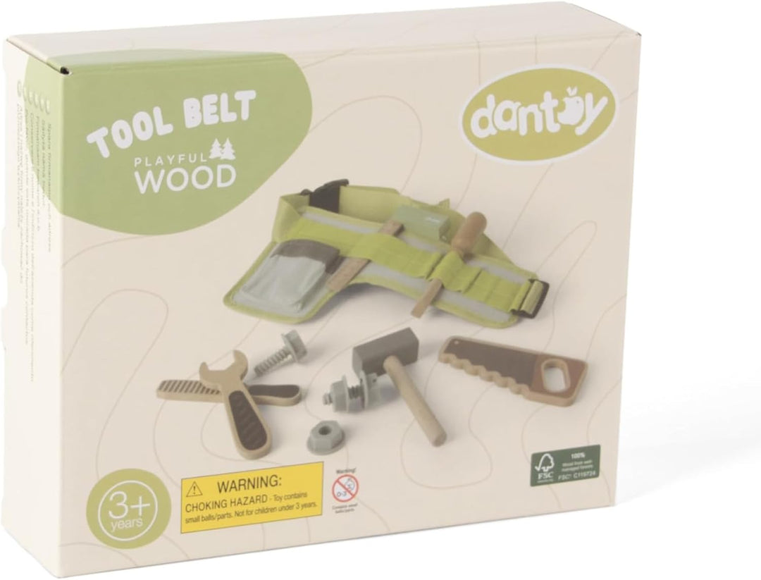 WerkzeuGGürtel Holz Geschenkbox 11 Teile