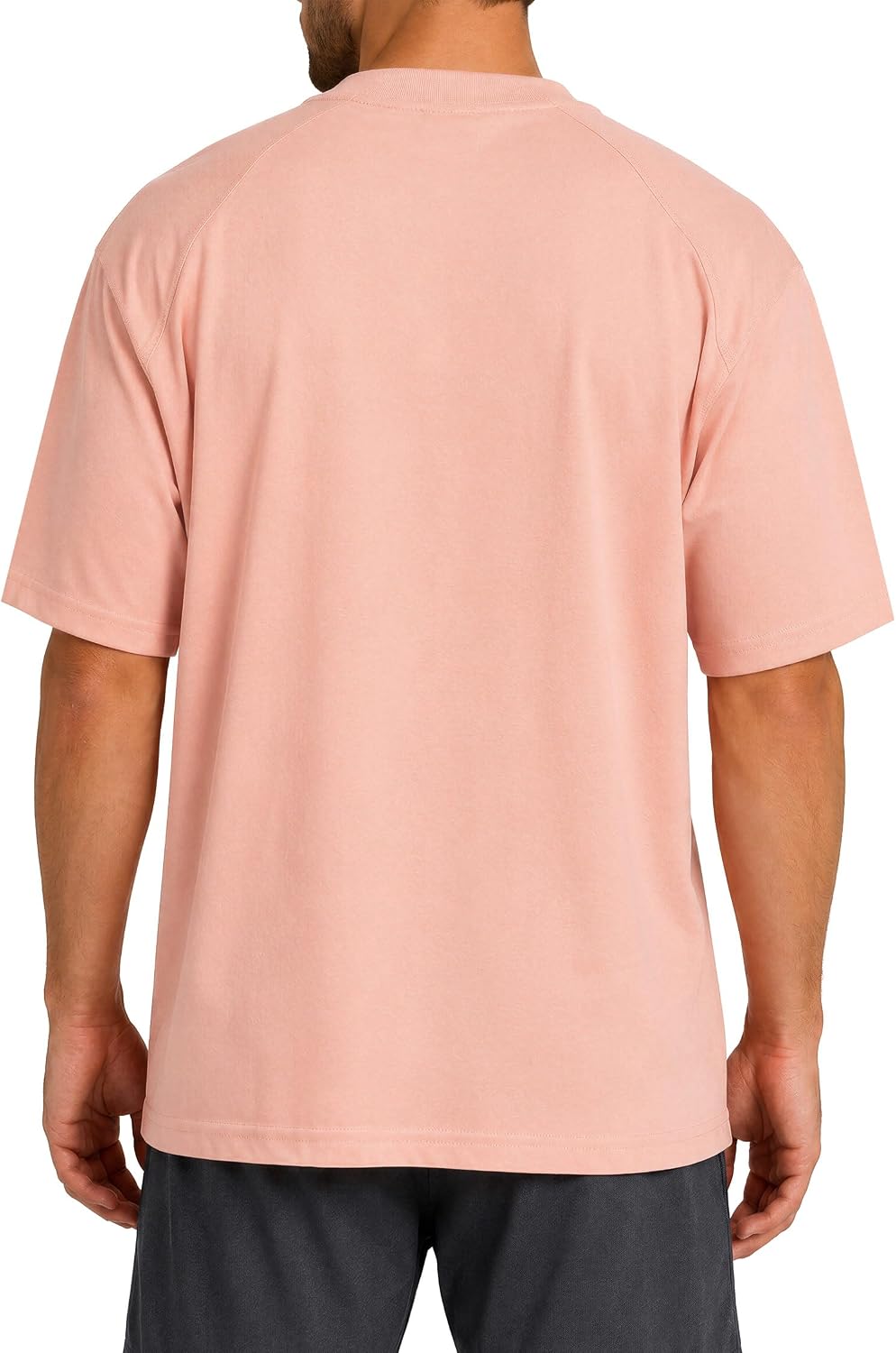 Reichstadt Modernes Oversized T-Shirt für Herren - Stylisches Basic mit Rundhalsausschnitt & Kurzen