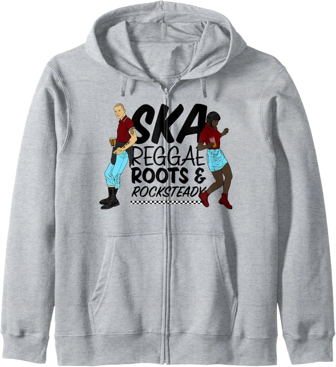 Trojan Skinhead Reggae Geschenk - Ska, Roots & Rocksteady Kapuzenjacke