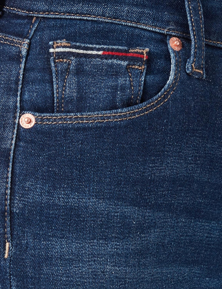Tommy Jeans Damen Hose 28W / 32L Denim Dark, 28W / 32L Denim Dark